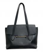 STRATHBERRYストラスベリー）の古着「レザーハンドバッグ」｜ブラック