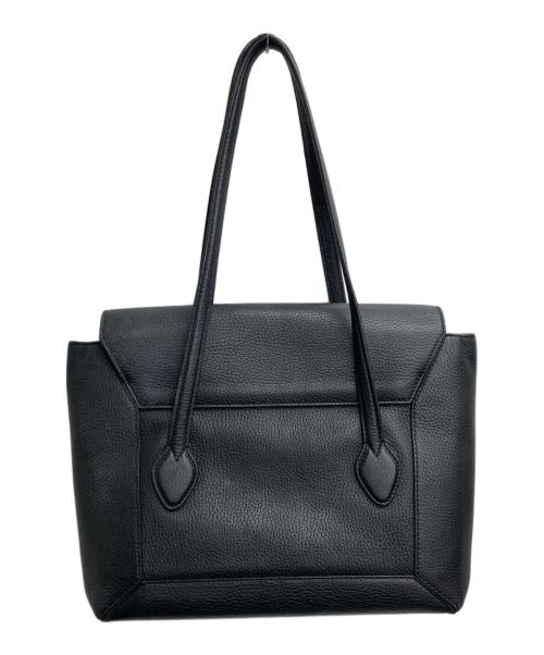 STRATHBERRY（ストラスベリー）STRATHBERRY (ストラスベリー) レザーハンドバッグ ブラックの古着・服飾アイテム