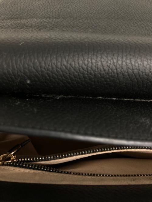 STRATHBERRY（ストラスベリー）STRATHBERRY (ストラスベリー) レザーハンドバッグ ブラックの古着・服飾アイテム