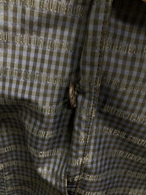 Jean Paul Gaultier homme（ジャンポールゴルチェオム）Jean Paul GAULTIER HOMME (ジャンポールゴルチェオム) シャツジャケット ネイビー サイズ:48の古着・服飾アイテム