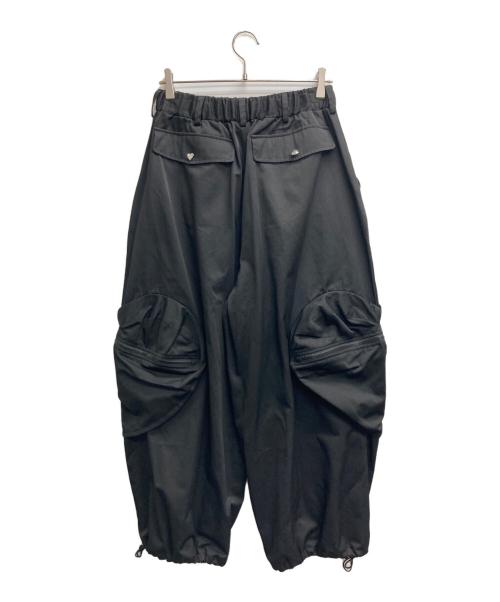 HEIHEI（ヘイヘイ）HEIHEI (ヘイヘイ) ハートポケットカーゴパンツ ブラック サイズ:Fの古着・服飾アイテム