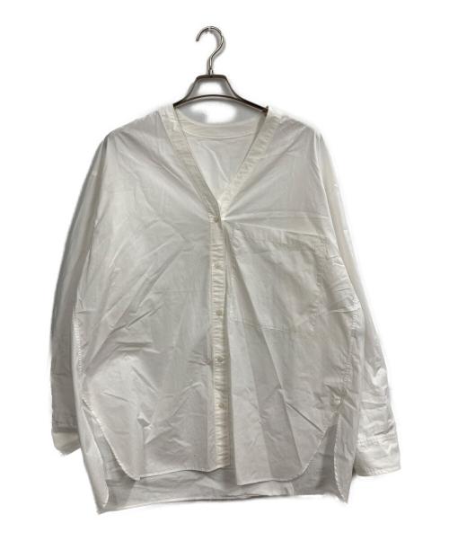BABYLONE（バビロン）BABYLONE (バビロン) オーバーサイズシャツ ホワイト サイズ:FREEの古着・服飾アイテム