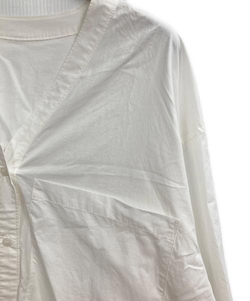 BABYLONE（バビロン）BABYLONE (バビロン) オーバーサイズシャツ ホワイト サイズ:FREEの古着・服飾アイテム