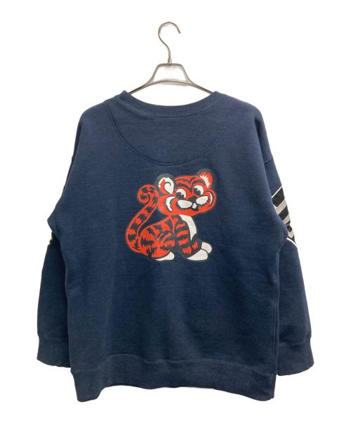 Vivienne Westwood RED LABEL（ヴィヴィアンウエストウッドレッドレーベル）Vivienne Westwood RED LABEL (ヴィヴィアンウエストウッドレッドレーベル) マルチアイコンワッペントレーナー ネイビーの古着・服飾アイテム