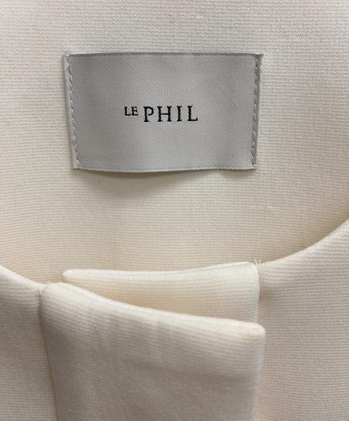 LE PHIL（ル フィル）LE PHIL (ル フィル) 23AW スキューバジャージージレ ホワイト サイズ:1の古着・服飾アイテム