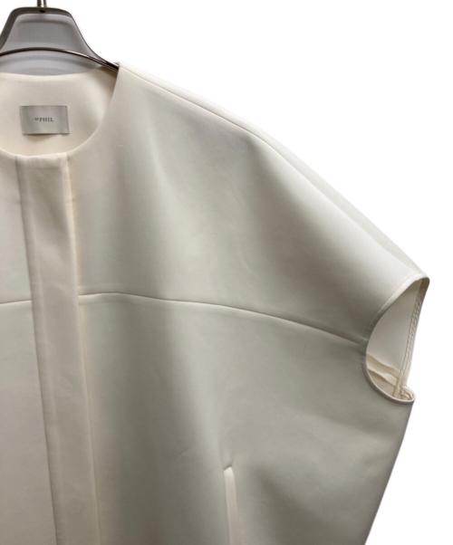 LE PHIL（ル フィル）LE PHIL (ル フィル) 23AW スキューバジャージージレ ホワイト サイズ:1の古着・服飾アイテム