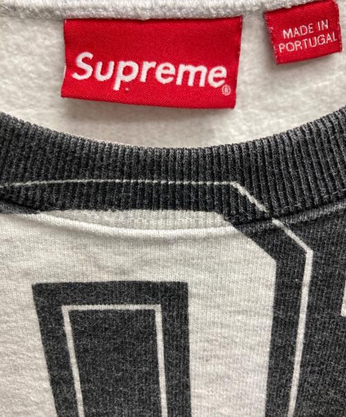 SUPREME（シュプリーム）Supreme (シュプリーム) 20AW Overprint Crewneck グレー サイズ:Mの古着・服飾アイテム