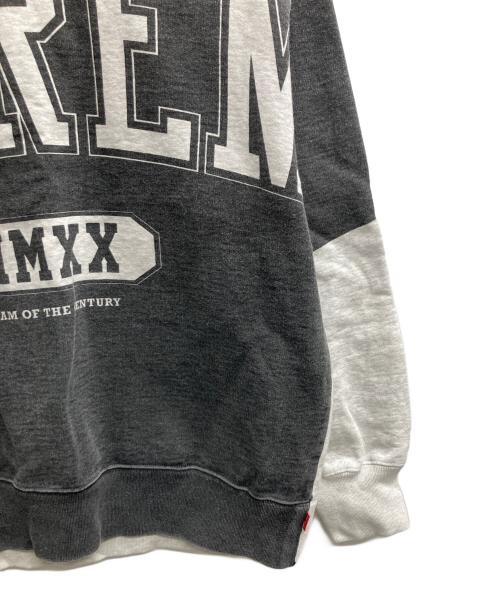 SUPREME（シュプリーム）Supreme (シュプリーム) 20AW Overprint Crewneck グレー サイズ:Mの古着・服飾アイテム
