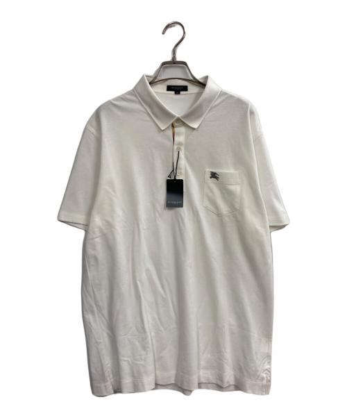 BURBERRY LONDON（バーバリーロンドン）BURBERRY LONDON (バーバリーロンドン) ポロシャツ ホワイト サイズ:2L 未使用品の古着・服飾アイテム