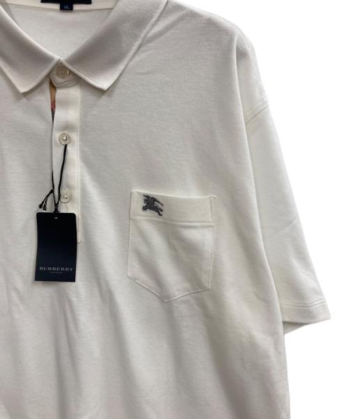 BURBERRY LONDON（バーバリーロンドン）BURBERRY LONDON (バーバリーロンドン) ポロシャツ ホワイト サイズ:2L 未使用品の古着・服飾アイテム