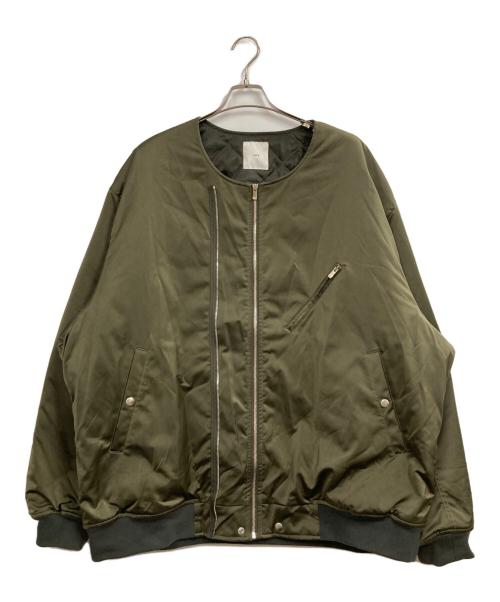 Lui's（ルイス）Lui's (ルイス) 裏キルティングブルゾン カーキ サイズ:Fの古着・服飾アイテム