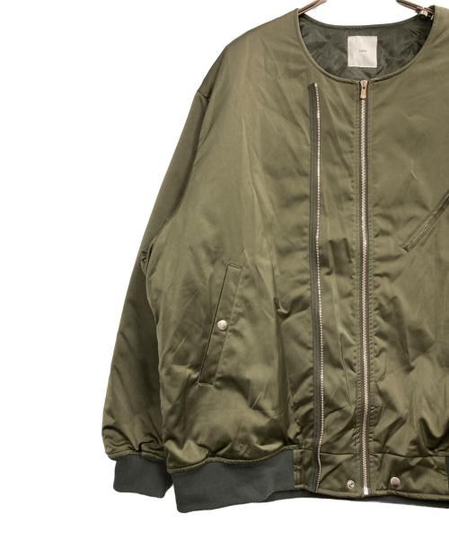 Lui's（ルイス）Lui's (ルイス) 裏キルティングブルゾン カーキ サイズ:Fの古着・服飾アイテム