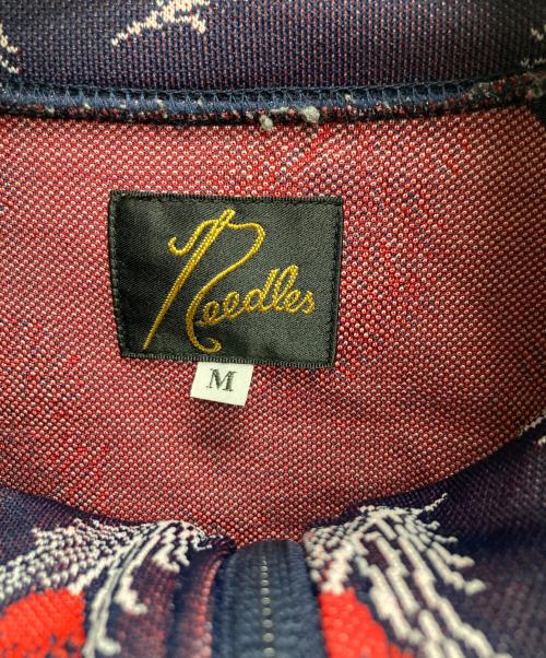 Needles（ニードルズ）Needles (ニードルズ) 総柄トラックジャケット ネイビー サイズ:Mの古着・服飾アイテム