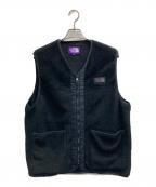THE NORTHFACE PURPLELABELザ・ノースフェイス パープルレーベル）の古着「PLAS Wool Fleece Field Vest」｜ブラック