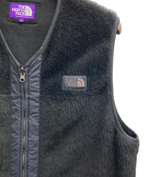 THE NORTHFACE PURPLELABEL（ザ・ノースフェイス パープルレーベル）THE NORTHFACE PURPLELABEL (ザ・ノースフェイス パープルレーベル) PLAS Wool Fleece Field Vest ブラック サイズ:Lの古着・服飾アイテム