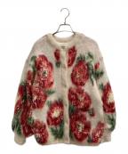 Ameriアメリ）の古着「VERONICA JACQUARD KNIT CARDIGAN」｜ベージュ