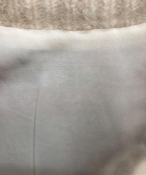 Ameri（アメリ）AMERI (アメリ) VERONICA JACQUARD KNIT CARDIGAN ベージュ サイズ:Fの古着・服飾アイテム