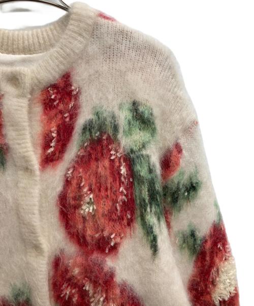 Ameri（アメリ）AMERI (アメリ) VERONICA JACQUARD KNIT CARDIGAN ベージュ サイズ:Fの古着・服飾アイテム