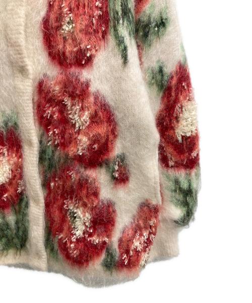 Ameri（アメリ）AMERI (アメリ) VERONICA JACQUARD KNIT CARDIGAN ベージュ サイズ:Fの古着・服飾アイテム