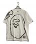 A BATHING APE（アベイシングエイプ）の古着「プリントTシャツ」｜ホワイト