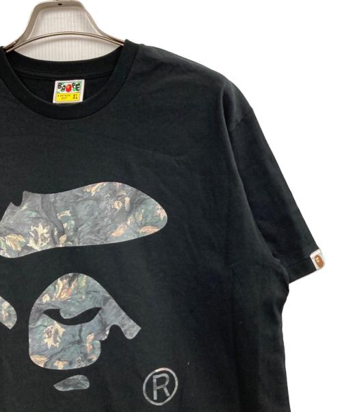 A BATHING APE（アベイシングエイプ）A BATHING APE (アベイシングエイプ) プリントTシャツ ブラック サイズ:XLの古着・服飾アイテム