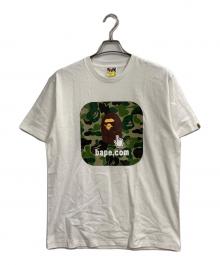 A BATHING APE（アベイシングエイプ）の古着「プリントTシャツ」｜ホワイト