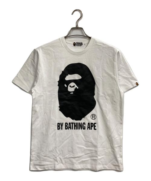 A BATHING APE（アベイシングエイプ）A BATHING APE (アベイシングエイプ) プリントTシャツ ホワイト サイズ:Mの古着・服飾アイテム