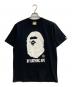 A BATHING APE（アベイシングエイプ）の古着「プリントTシャツ」｜ブラック