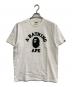 A BATHING APE（アベイシングエイプ）の古着「プリントTシャツ」｜ホワイト