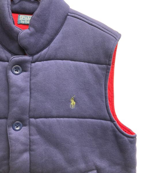 POLO RALPH LAUREN（ポロ・ラルフローレン）POLO RALPH LAUREN (ポロ・ラルフローレン) 中綿ベスト ネイビー サイズ:Mの古着・服飾アイテム
