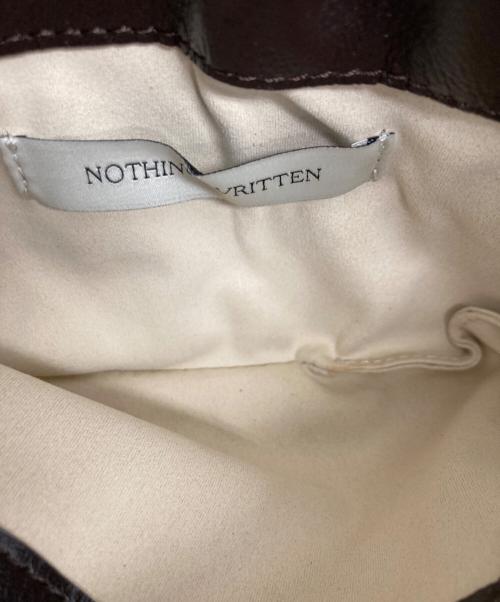 NOTHING WRITTEN（ナッシングリトゥン）NOTHING WRITTEN (ナッシングリトゥン) mini bag ブラウンの古着・服飾アイテム