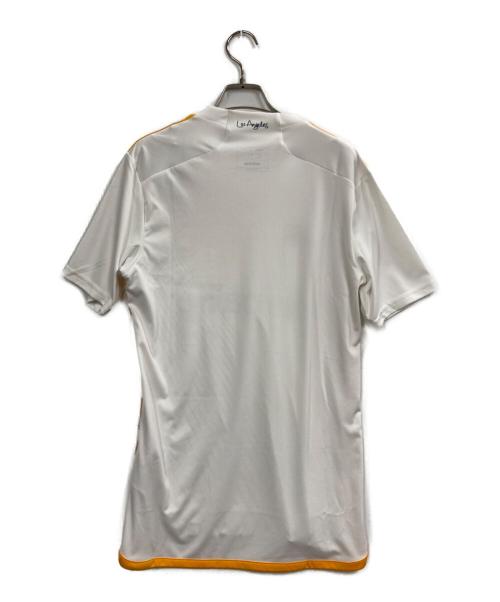 adidas（アディダス）adidas (アディダス) LAギャラクシー 24/25 ホームユニフォーム ホワイト サイズ:Mの古着・服飾アイテム