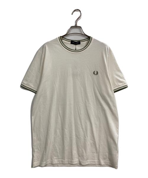 FRED PERRY（フレッドペリー）FRED PERRY (フレッドペリー) Twin Tipped T-Shirt ホワイト サイズ:Mの古着・服飾アイテム