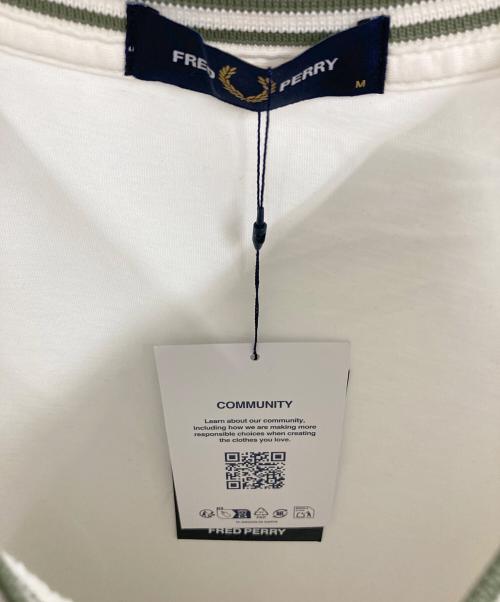 FRED PERRY（フレッドペリー）FRED PERRY (フレッドペリー) Twin Tipped T-Shirt ホワイト サイズ:Mの古着・服飾アイテム