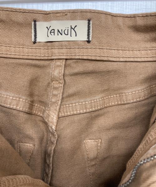 YANUK（ヤヌーク）YANUK (ヤヌーク) BARREL LEGS ブラウン サイズ:W23の古着・服飾アイテム