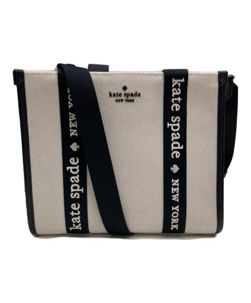 Kate Spade（ケイトスペード）Kate Spade (ケイトスペード) キップ キャンバススモールトート アイボリーの古着・服飾アイテム