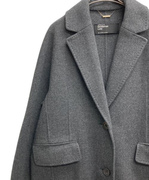 CHAOS（カオス）CHAOS (カオス) GLスーペリボースロング チェスターコート グレー サイズ:Fの古着・服飾アイテム