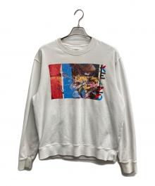 KENZO（ケンゾー）の古着「グラフィックプリントクルーネックスウェットシャツ」｜ホワイト