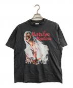 Marilyn Mansonマリリンマンソン）の古着「プリントTシャツ」｜ブラック