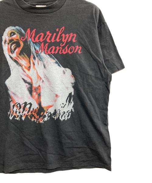 Marilyn Manson（マリリンマンソン）Marilyn Manson (マリリンマンソン) プリントTシャツ ブラック サイズ:XLの古着・服飾アイテム