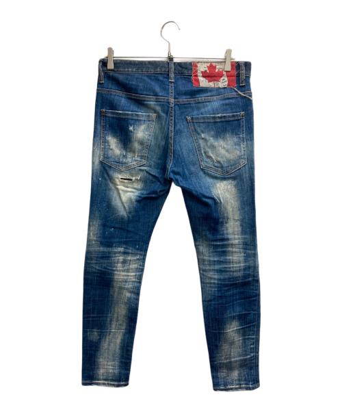DSQUARED2（ディースクエアード）DSQUARED2 (ディースクエアード) デニムパンツ インディゴ サイズ:46の古着・服飾アイテム