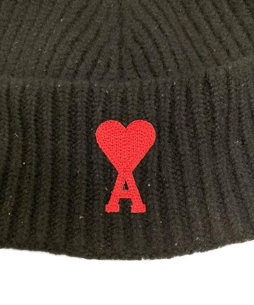 AMI Alexandre Mattiussi（アミアレクサンドルマテュッシ）AMI Alexandre Mattiussi (アミアレクサンドルマテュッシ) ニットキャップ ブラック サイズ:Uの古着・服飾アイテム