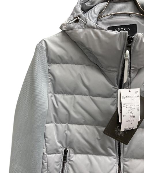 EPOCA UOMO（エポカ ウォモ）EPOCA UOMO (エポカ ウォモ) ニット切替ダウンジャケット グレー サイズ:46 未使用品の古着・服飾アイテム