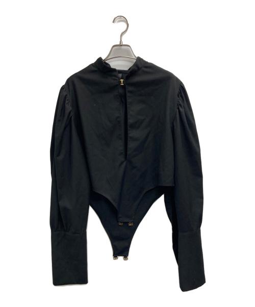 ilfelino（イルフェリーノ）ilfelino (イルフェリーノ) ボディースーツ ブラック サイズ:Fの古着・服飾アイテム