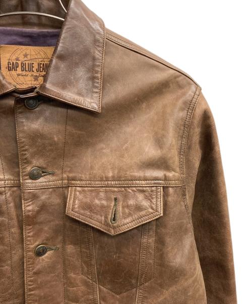 GAP BLUE JEANS（ギャップブルージーンズ）GAP BLUE JEANS (ギャップブルージーンズ) レザージャケット ブラウン サイズ:Ｓの古着・服飾アイテム