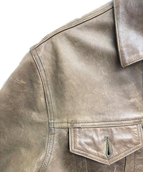 GAP BLUE JEANS（ギャップブルージーンズ）GAP BLUE JEANS (ギャップブルージーンズ) レザージャケット ブラウン サイズ:Ｓの古着・服飾アイテム