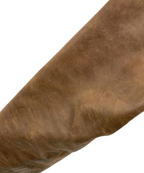 GAP BLUE JEANS（ギャップブルージーンズ）GAP BLUE JEANS (ギャップブルージーンズ) レザージャケット ブラウン サイズ:Ｓの古着・服飾アイテム