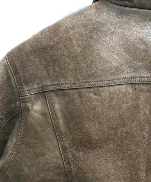 GAP BLUE JEANS（ギャップブルージーンズ）GAP BLUE JEANS (ギャップブルージーンズ) レザージャケット ブラウン サイズ:Ｓの古着・服飾アイテム