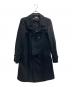 BLACK COMME des GARCONS（ブラックコムデギャルソン）の古着「ベルト付きPーコート」｜ブラック
