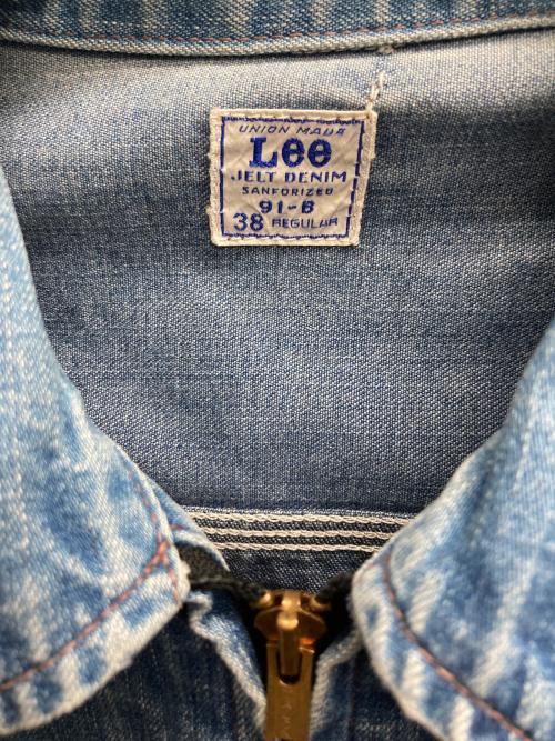 LEE（リー）LEE (リー) JELT DENIMドリズラージャケット（ジェルト　デニム　ドリズラージャケット） ネイビー サイズ:38の古着・服飾アイテム